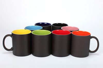 400Colorful ceramic mugs with handle magic mug cups (6)