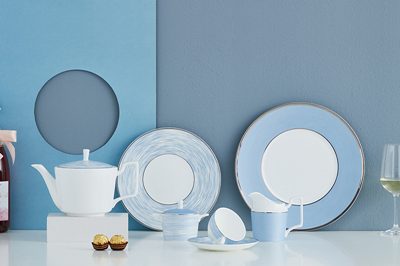 400Glazed Porcelain Bone China Dinner Set (6)