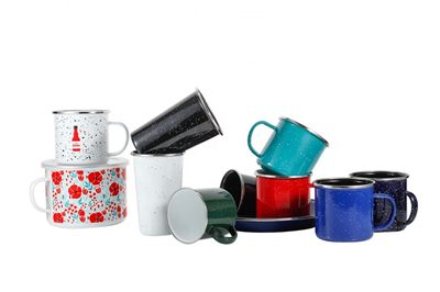 400Reusable stainless steel tin camping coffee tea cup mug (6)