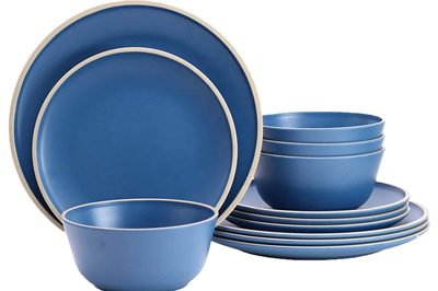 400Wholesale eco friendly unbreakable gold rim melamine dinner set (3)