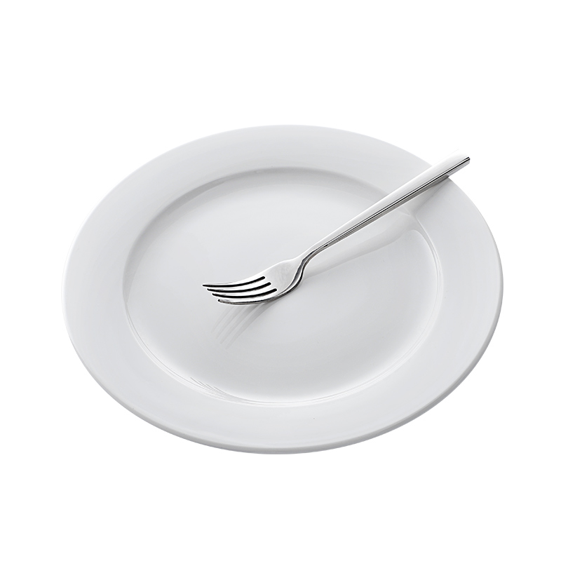 Ceramic Cheap Bulk White Custom Printed Dinner Plates