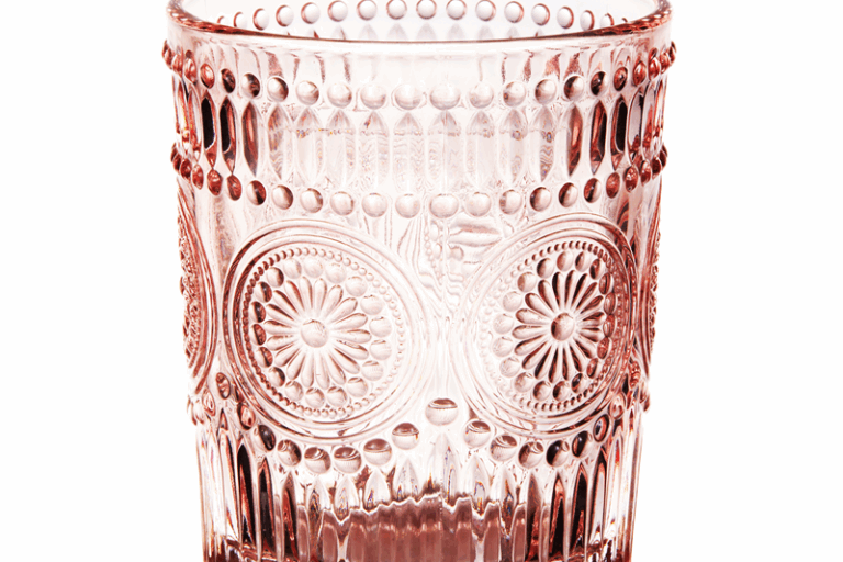 Heat Resistant Fancy Drinking Colored Engraved Glassware (4)