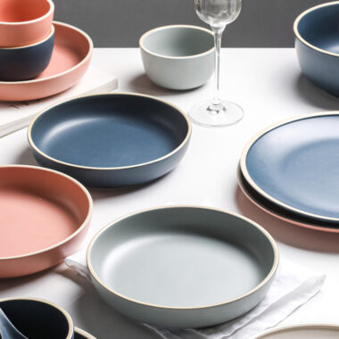 Colorful Ceramic Dinner Set for Home Use – Wholesale Vibrant Tableware