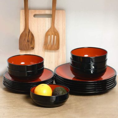 Classic Melamine Crockery Dinnerware with Timeless Design