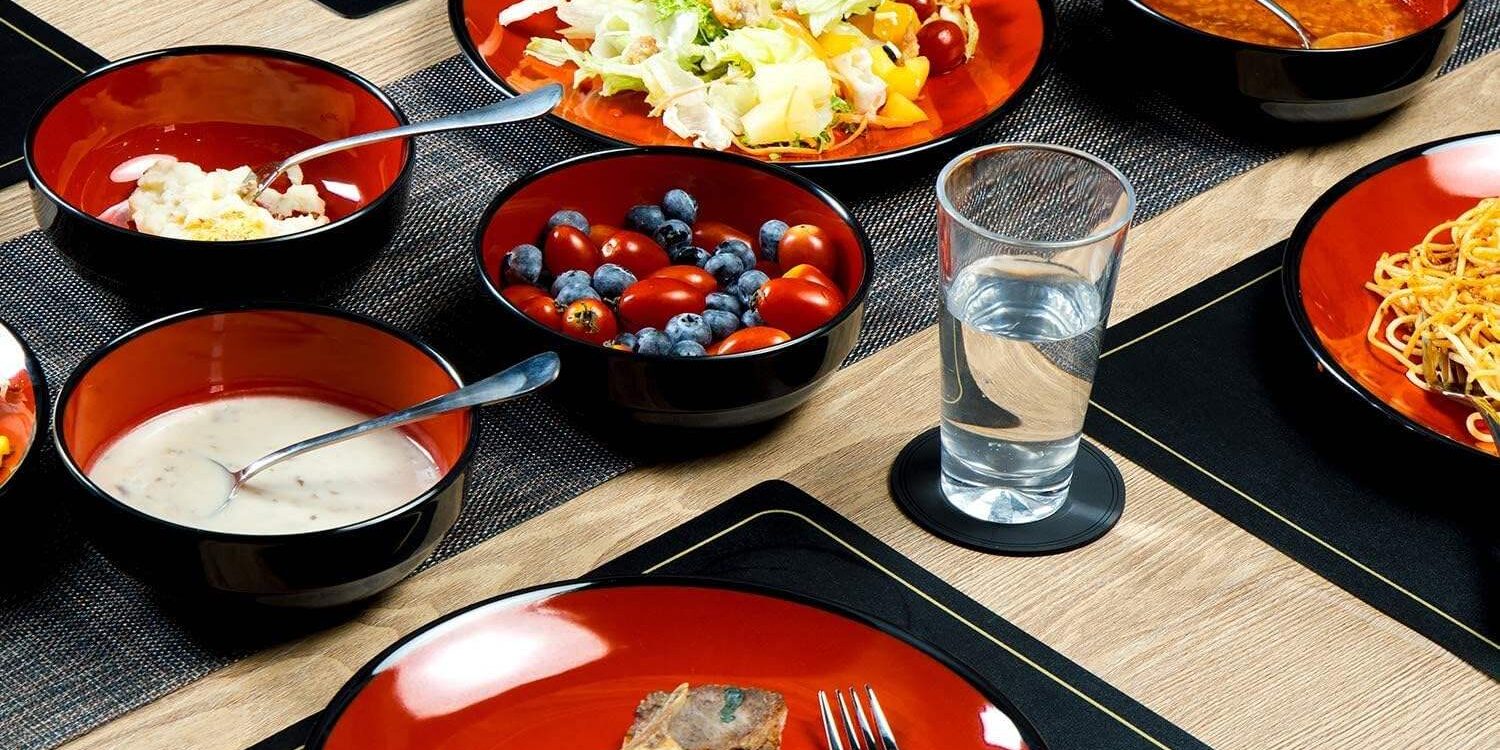 Classic Melamine Crockery Dinnerware with Timeless Design