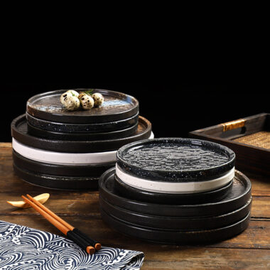 Japanese crockery pasta salad plates and dishes for restaurants and hotels