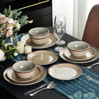 Reusable Melamine Crockery Dinnerware Set for Modern Dining