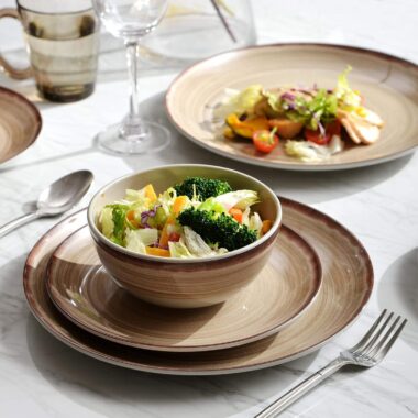 Reusable Melamine Crockery Dinnerware Set for Modern Dining