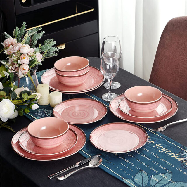 Reusable Melamine Crockery Dinnerware Set for Modern Dining