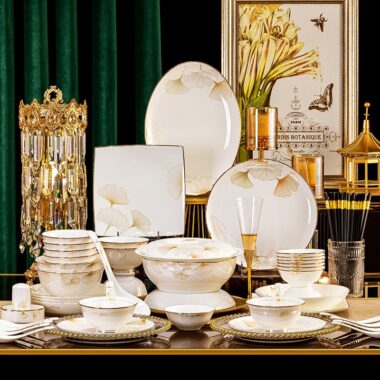 Lightweight Luxury Home Dinner Set for Wholesale