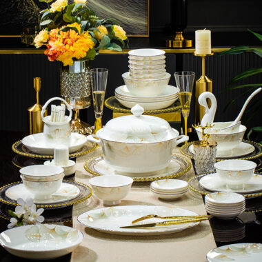 Lightweight Luxury Home Dinner Set for Wholesale