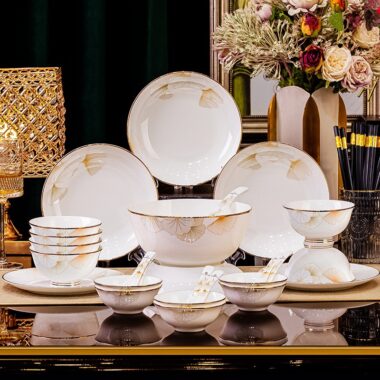 Lightweight Luxury Home Dinner Set for Wholesale