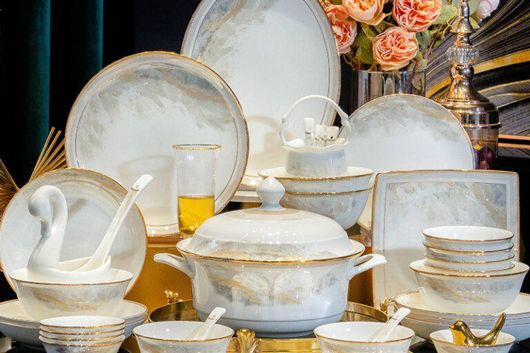 Lightweight Luxury Home Dinner Set for Wholesale