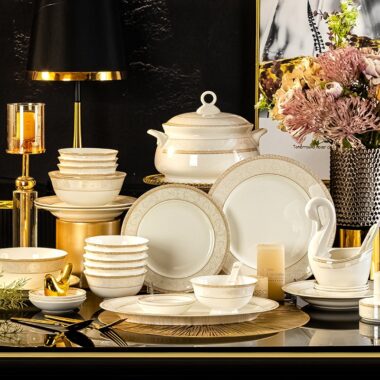 Lightweight Luxury Ceramic Dinner Sets for Modern Homes