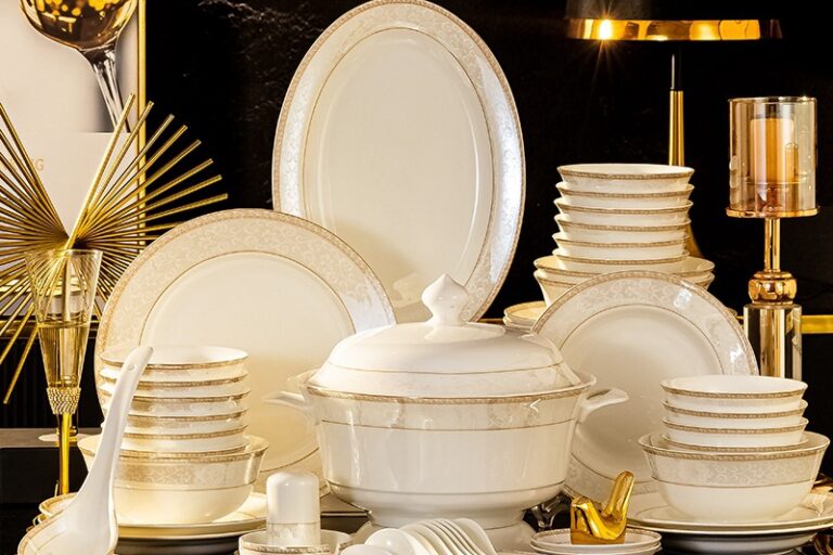 Lightweight Luxury Ceramic Dinner Sets for Modern Homes