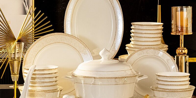 Lightweight Luxury Ceramic Dinner Sets for Modern Homes