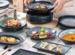 Custom vintage minimalist ceramic crockery plates and dishes