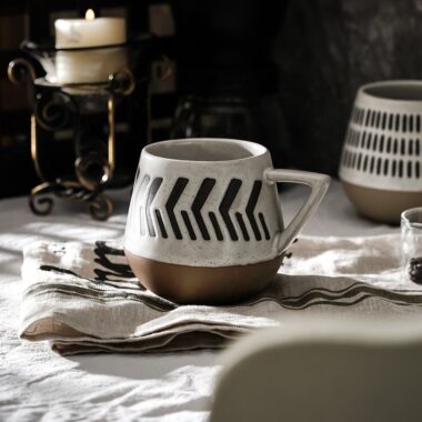 Handmade Nordic minimalist clay mugs and cups for wholesale