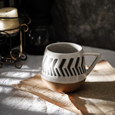 Handmade Nordic minimalist clay mugs and cups for wholesale