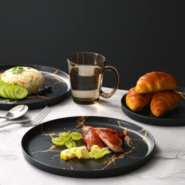 Custom High-Quality Melamine Crockery Dinnerware Set in Assorted Colors