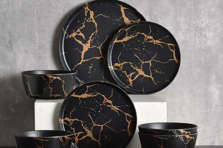 Premium Melamine Crockery Dinnerware for Modern Table Settings (7) Custom High-Quality Melamine Crockery Dinnerware Set in Assorted Colors