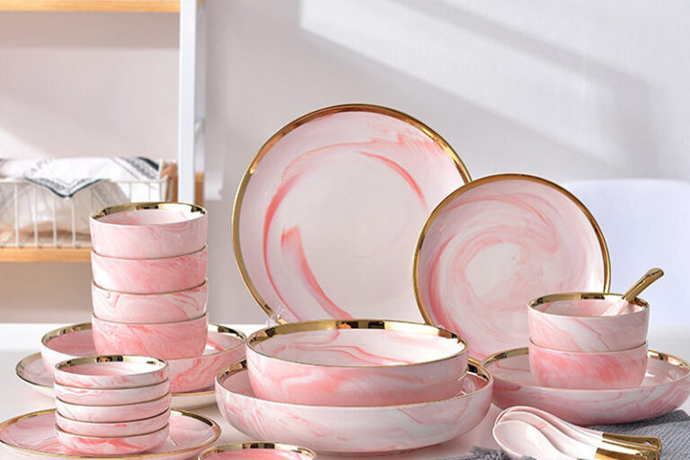 Scandinavian-Inspired Crockery Dinnerware for Home and Hotel (2) Nordic Style Crockery Dinner Set – Minimalist Modern Design