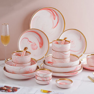 Nordic Style Crockery Dinner Set – Minimalist Modern Design