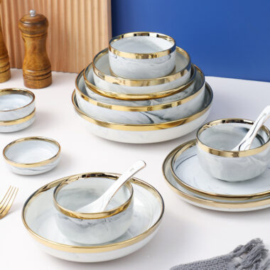 Nordic Style Crockery Dinner Set – Minimalist Modern Design