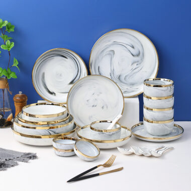 Nordic Style Crockery Dinner Set – Minimalist Modern Design