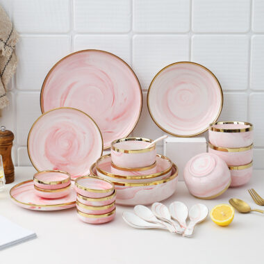 Nordic Style Crockery Dinner Set – Minimalist Modern Design