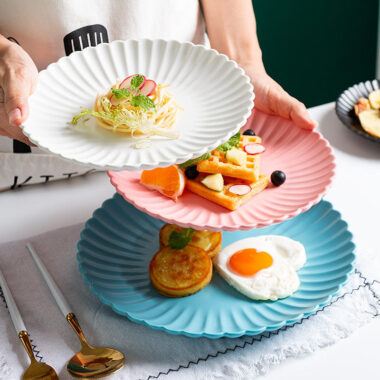Nordic-style creative crockery plates for modern homes