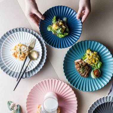 Nordic-style creative crockery plates for modern homes