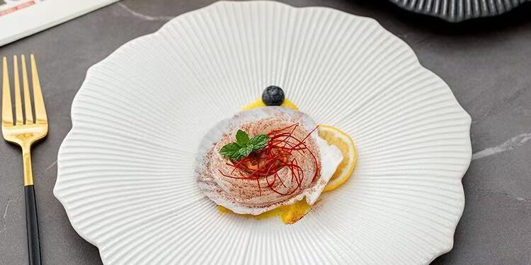 Creative floral ceramic plates & dishes crockery