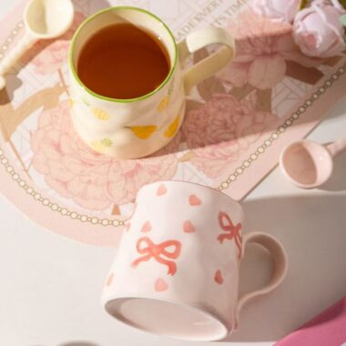 Cute hand-painted ceramic milk coffee mugs crockery