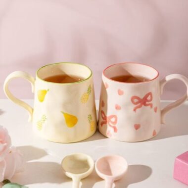 Cute hand-painted ceramic milk coffee mugs crockery