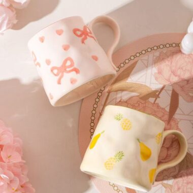 Cute hand-painted ceramic milk coffee mugs crockery