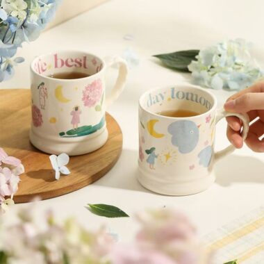 Cute large-capacity home ceramic mugs crockery