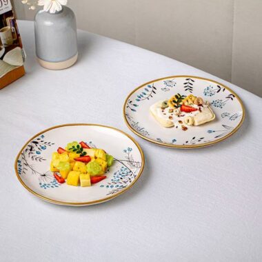 Luxury ceramic plates and dishes crockery for home