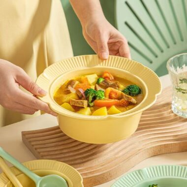 Matte rose embossed ceramic dinner sets crockery for homes