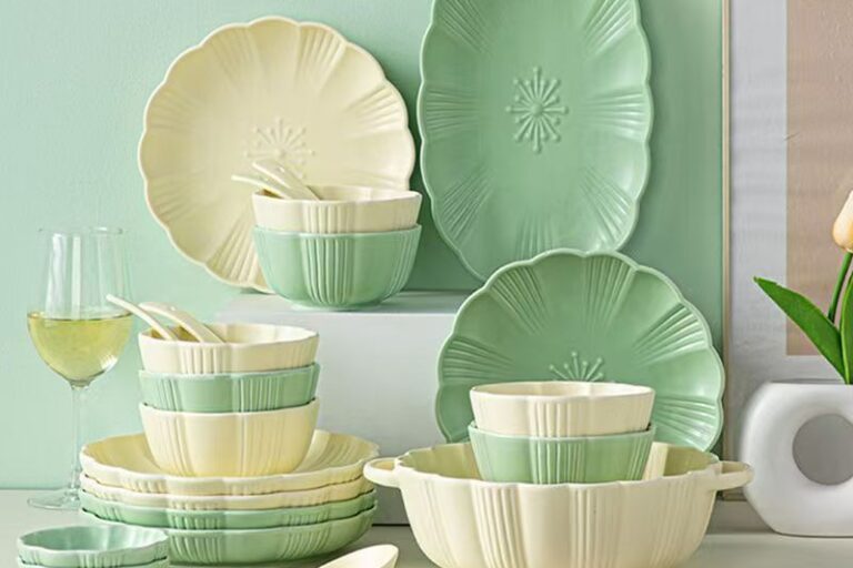 Nordic minimalist ceramic dinner sets crockery for home