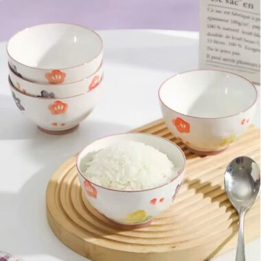 Stylish underglaze ceramic bowls crockery for home dining