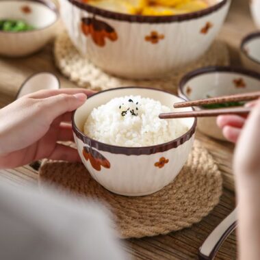 Vintage underglaze color dinner sets crockery for home