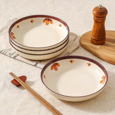 Vintage underglaze color dinner sets crockery for home