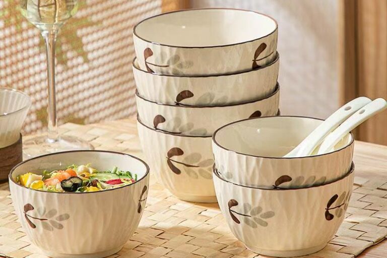 Underglaze color ceramic bowls crockery for home use