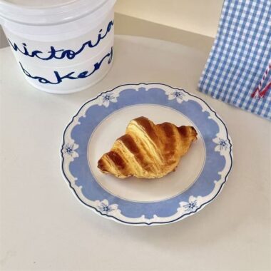 European ceramic crockery dessert plates for home dining