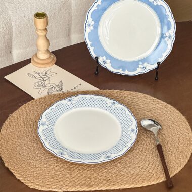 European ceramic crockery dessert plates for home dining