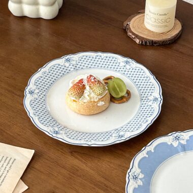 European ceramic crockery dessert plates for home dining