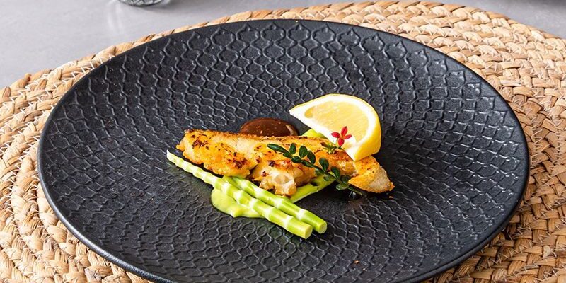 Japanese creative ceramic crockery plates for steak and pasta