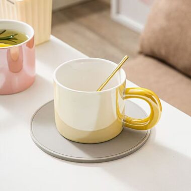 Pearl glaze ceramic crockery mugs for home and office use