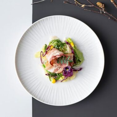 Premium ceramic crockery steak plates for home dining